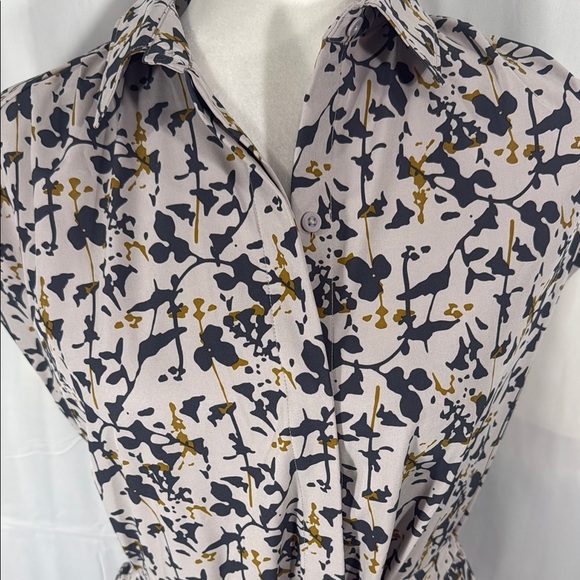 REI COOPERATIVE PATTERN SHEATH DRESS BUTTON TIE XS - Picture 4 of 10